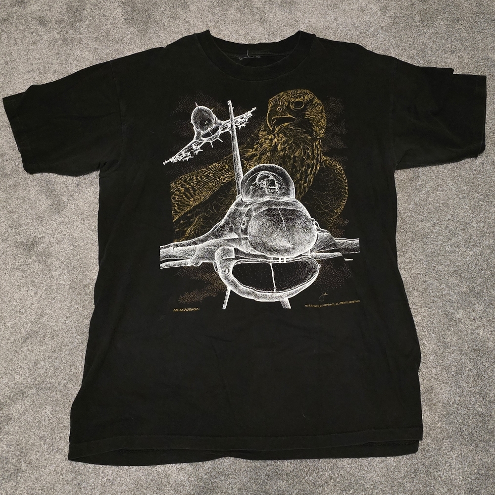 Vintage blackbird falcon shirt